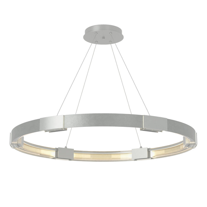 Aura Large LED Pendant in Vintage Platinum - 138589-SKT-STND-82-ZM0394 by Hubbardton Forge