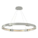 Aura Large LED Pendant in Sterling - 138589-SKT-STND-85-ZM0394 by Hubbardton Forge