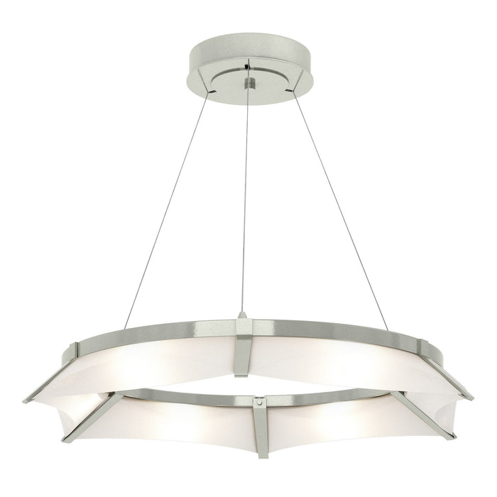 Bento LED Pendant in Sterling - 138650-LED-STND-85-SH1974 by Hubbardton Forge