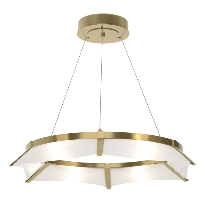 Bento LED Pendant in Modern Brass - 138650-LED-STND-86-SH1974 by Hubbardton Forge