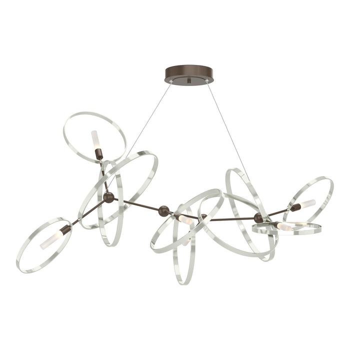 Celesse Pendant in Bronze with Sterling Accent - 138920-SKT-STND-05-85 by Hubbardton Forge