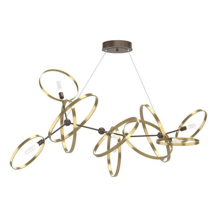 Celesse Pendant in Bronze with Modern Brass Accent - 138920-SKT-STND-05-86 by Hubbardton Forge