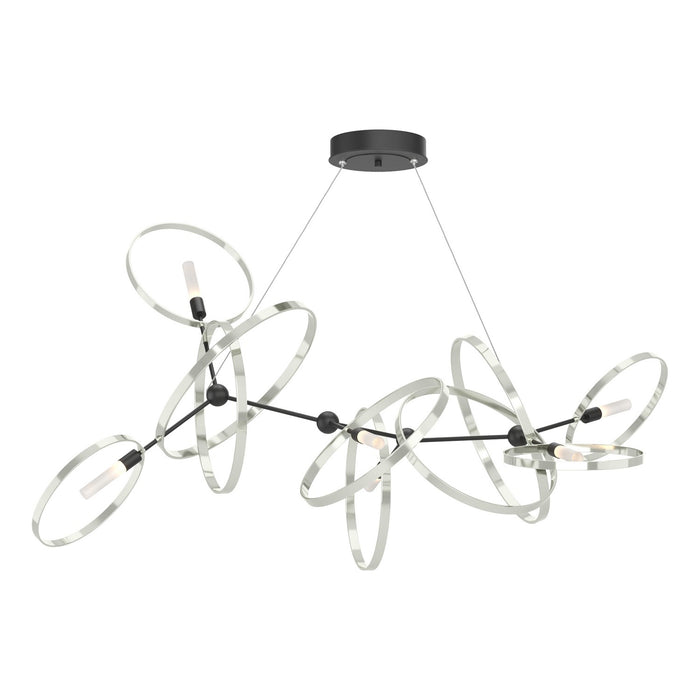 Celesse Pendant in Black with Sterling Accent - 138920-SKT-STND-10-85 by Hubbardton Forge