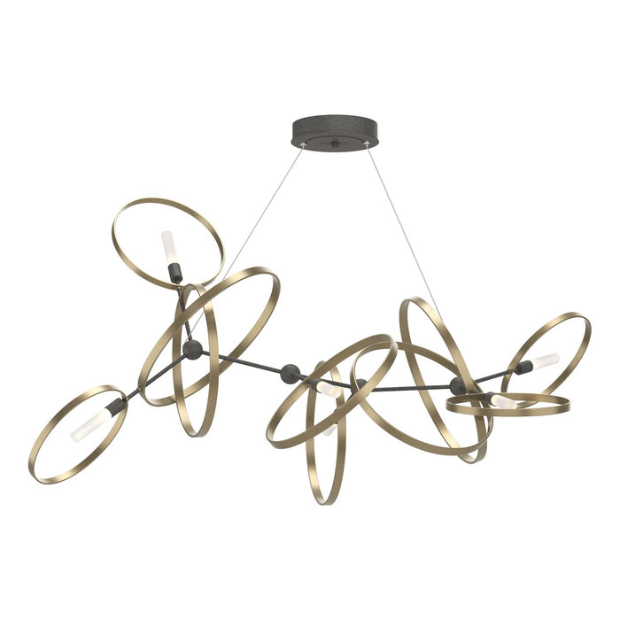 Celesse Pendant in Natural Iron with Soft Gold Accent - 138920-SKT-STND-20-84 by Hubbardton Forge