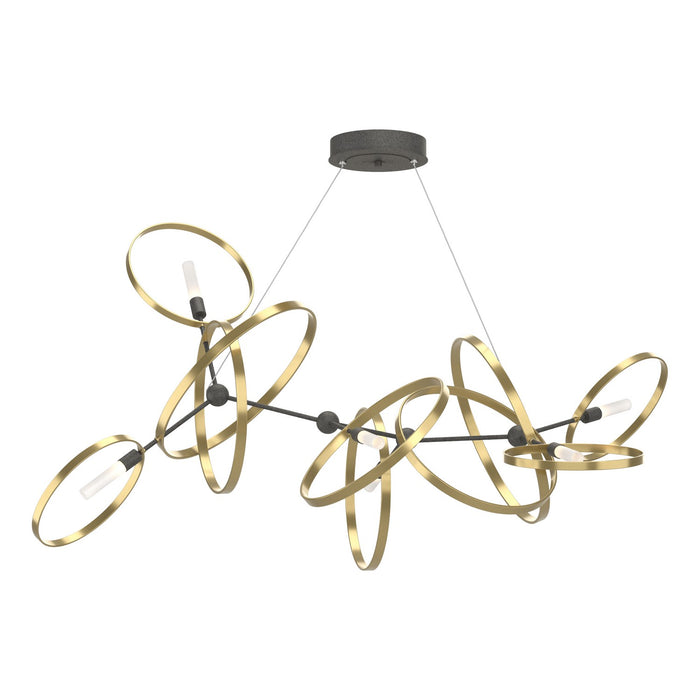 Celesse Pendant in Natural Iron with Modern Brass Accent - 138920-SKT-STND-20-86 by Hubbardton Forge