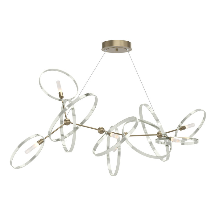 Celesse Pendant in Soft Gold with Sterling Accent - 138920-SKT-STND-84-85 by Hubbardton Forge