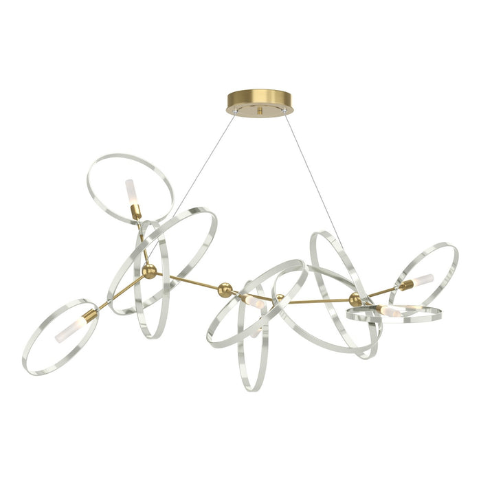 Celesse Pendant in Modern Brass with Sterling Accent - 138920-SKT-STND-86-85 by Hubbardton Forge