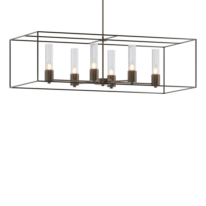 Portico Pendant in Bronze with Oil Rubbed Bronze Accent - 138940-SKT-MULT-05-14-II0392 by Hubbardton Forge