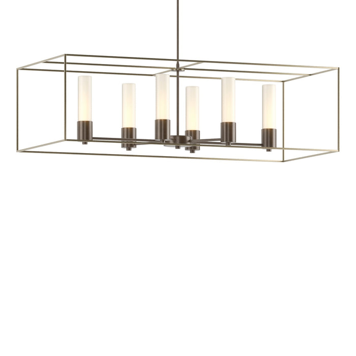 Portico Pendant in Bronze with Soft Gold Accent - 138940-SKT-MULT-05-84-GG0392 by Hubbardton Forge