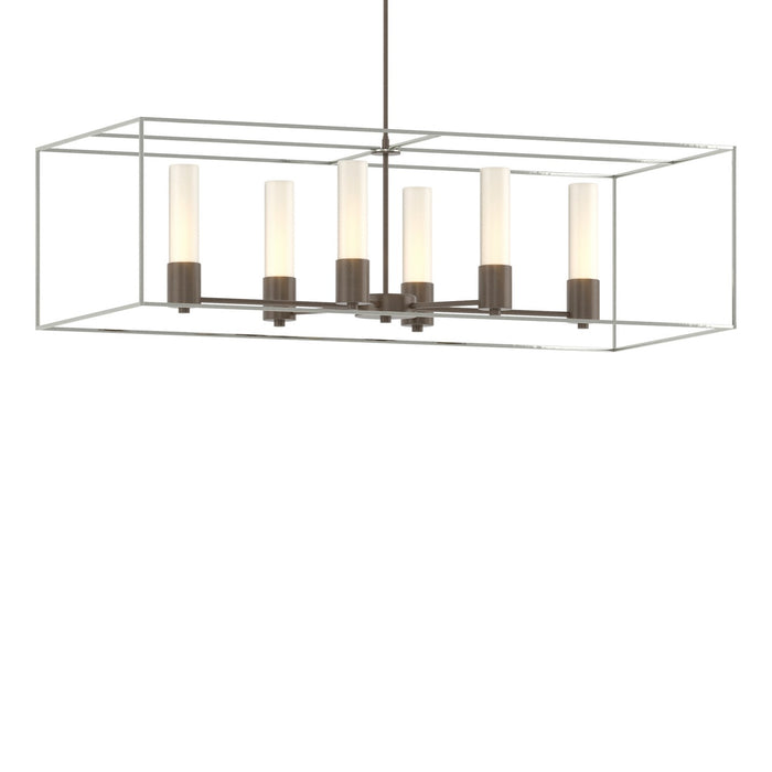 Portico Pendant in Bronze with Sterling Accent - 138940-SKT-MULT-05-85-GG0392 by Hubbardton Forge