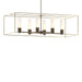 Portico Pendant in Bronze with Modern Brass Accent - 138940-SKT-MULT-05-86-GG0392 by Hubbardton Forge