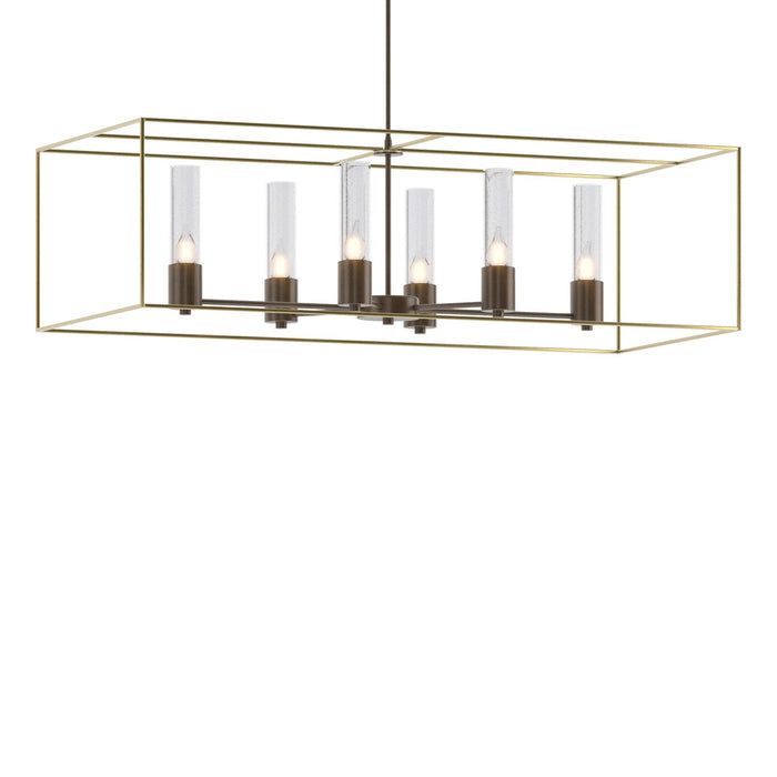 Portico Pendant in Bronze with Modern Brass Accent - 138940-SKT-MULT-05-86-II0392 by Hubbardton Forge