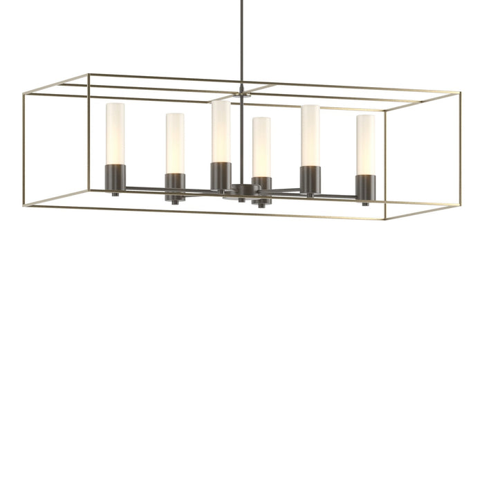 Portico Pendant in Dark Smoke with Soft Gold Accent - 138940-SKT-MULT-07-84-GG0392 by Hubbardton Forge