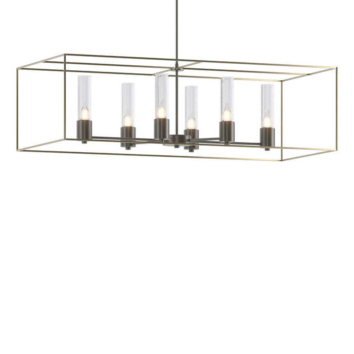 Portico Pendant in Dark Smoke with Soft Gold Accent - 138940-SKT-MULT-07-84-II0392 by Hubbardton Forge