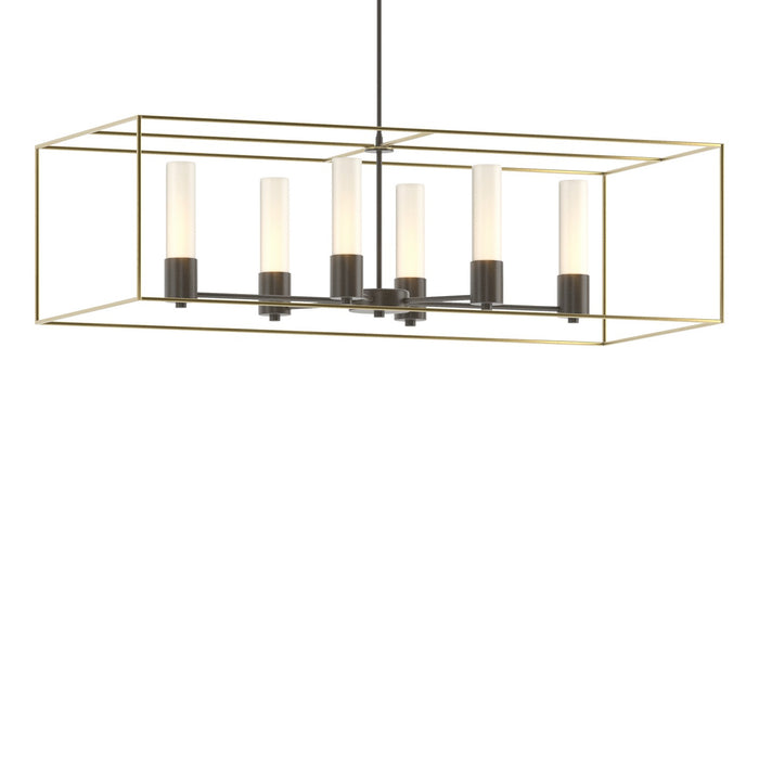 Portico Pendant in Dark Smoke with Modern Brass Accent - 138940-SKT-MULT-07-86-GG0392 by Hubbardton Forge