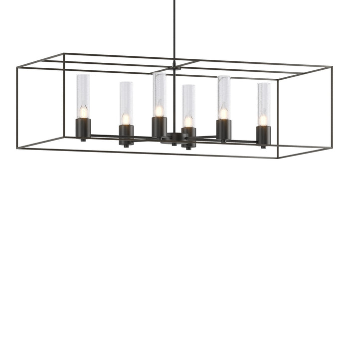 Portico Pendant in Black with Dark Smoke Accent - 138940-SKT-MULT-10-07-II0392 by Hubbardton Forge