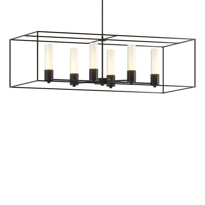 Portico Pendant in Black with Oil Rubbed Bronze Accent - 138940-SKT-MULT-10-14-GG0392 by Hubbardton Forge