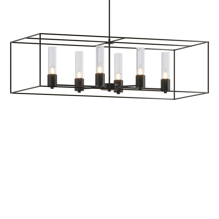 Portico Pendant in Black with Oil Rubbed Bronze Accent - 138940-SKT-MULT-10-14-II0392 by Hubbardton Forge