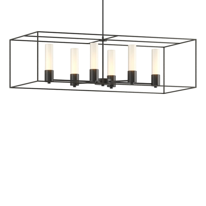 Portico Pendant in Black with Natural Iron Accent - 138940-SKT-MULT-10-20-GG0392 by Hubbardton Forge