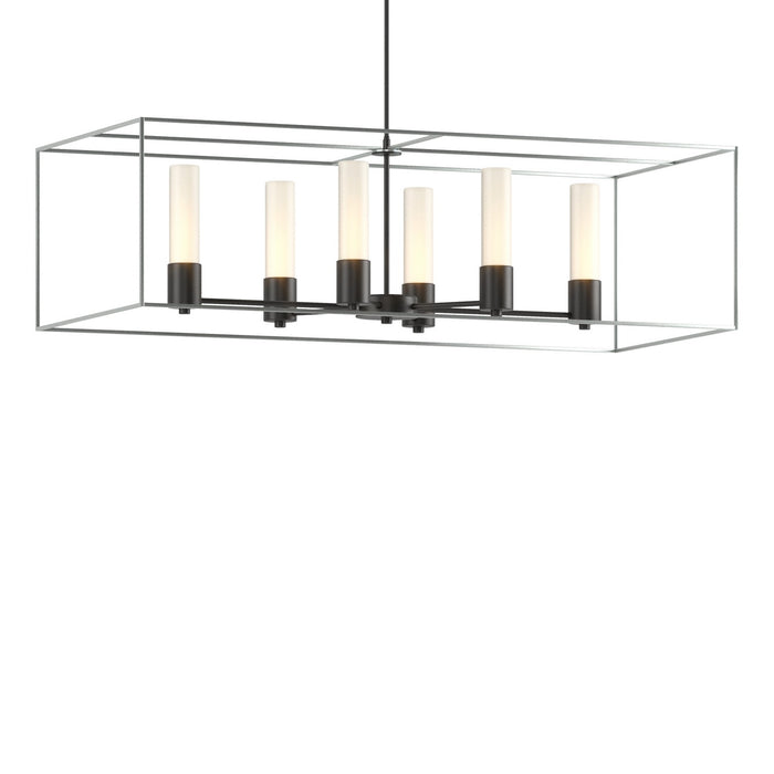 Portico Pendant in Black with Vintage Platinum Accent - 138940-SKT-MULT-10-82-GG0392 by Hubbardton Forge