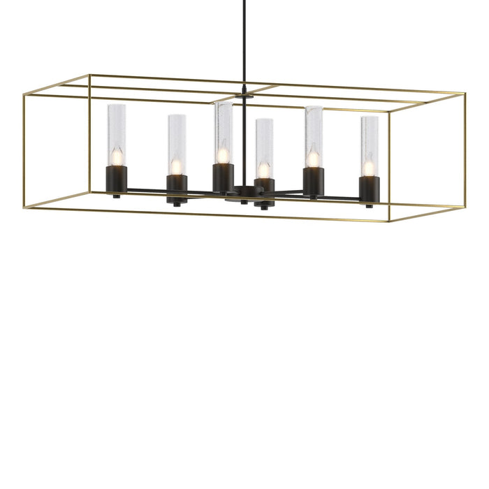 Portico Pendant in Black with Modern Brass Accent - 138940-SKT-MULT-10-86-II0392 by Hubbardton Forge