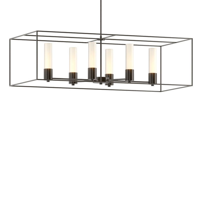 Portico Pendant in Oil Rubbed Bronze with Dark Smoke Accent - 138940-SKT-MULT-14-07-GG0392 by Hubbardton Forge