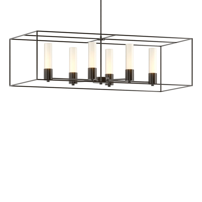 Portico Pendant in Oil Rubbed Bronze with Oil Rubbed Bronze Accent - 138940-SKT-MULT-14-14-GG0392 by Hubbardton Forge