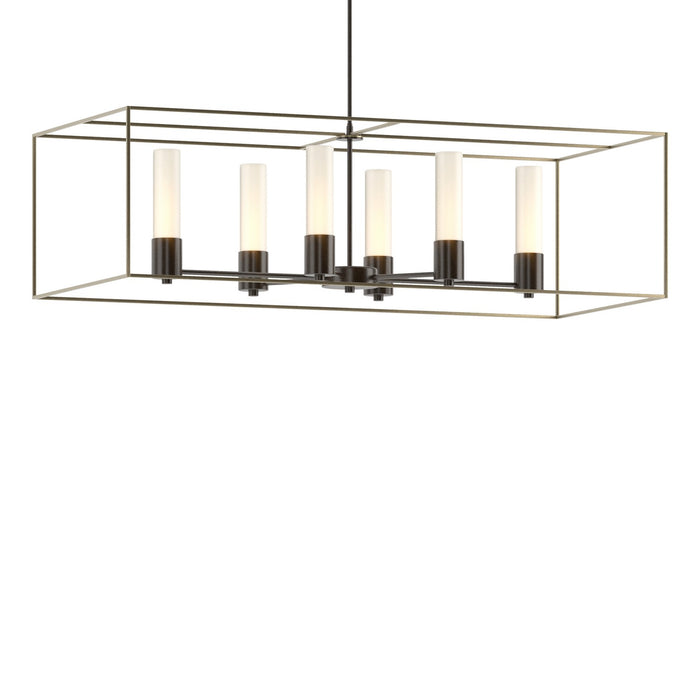 Portico Pendant in Oil Rubbed Bronze with Soft Gold Accent - 138940-SKT-MULT-14-84-GG0392 by Hubbardton Forge