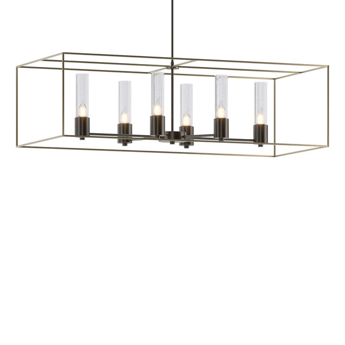 Portico Pendant in Oil Rubbed Bronze with Soft Gold Accent - 138940-SKT-MULT-14-84-II0392 by Hubbardton Forge