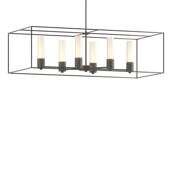 Portico Pendant in Natural Iron with Dark Smoke Accent - 138940-SKT-MULT-20-07-GG0392 by Hubbardton Forge