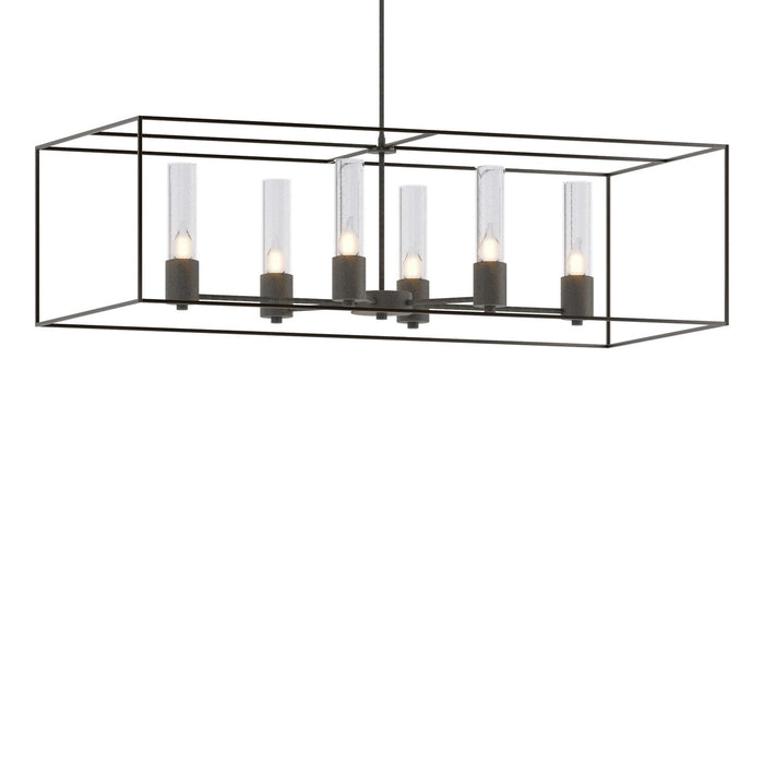 Portico Pendant in Natural Iron with Oil Rubbed Bronze Accent - 138940-SKT-MULT-20-14-II0392 by Hubbardton Forge