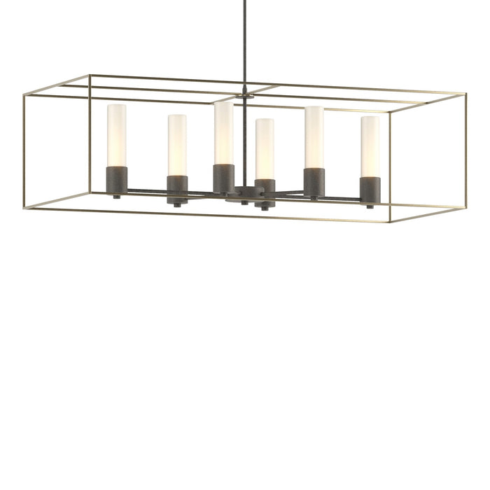 Portico Pendant in Natural Iron with Soft Gold Accent - 138940-SKT-MULT-20-84-GG0392 by Hubbardton Forge