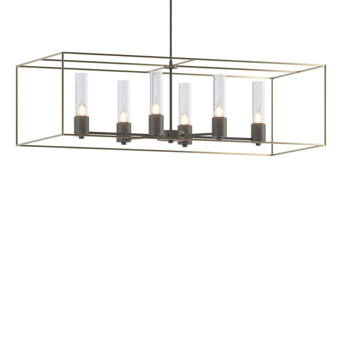 Portico Pendant in Natural Iron with Soft Gold Accent - 138940-SKT-MULT-20-84-II0392 by Hubbardton Forge