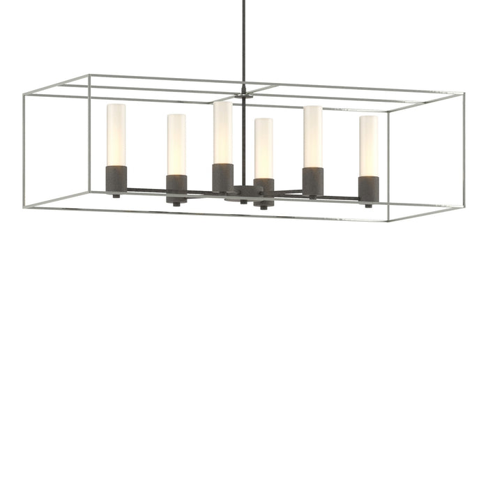 Portico Pendant in Natural Iron with Sterling Accent - 138940-SKT-MULT-20-85-GG0392 by Hubbardton Forge