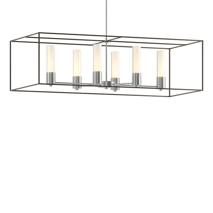 Portico Pendant in Vintage Platinum with Bronze Accent - 138940-SKT-MULT-82-05-GG0392 by Hubbardton Forge