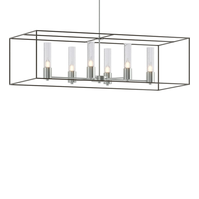 Portico Pendant in Vintage Platinum with Dark Smoke Accent - 138940-SKT-MULT-82-07-II0392 by Hubbardton Forge