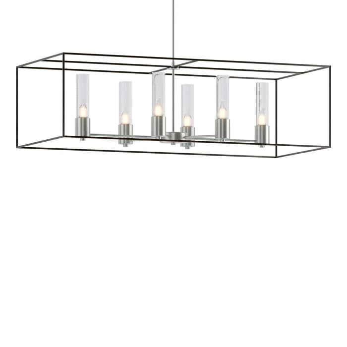 Portico Pendant in Vintage Platinum with Oil Rubbed Bronze Accent - 138940-SKT-MULT-82-14-II0392 by Hubbardton Forge