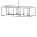 Portico Pendant in Vintage Platinum with Oil Rubbed Bronze Accent - 138940-SKT-MULT-82-14-II0392 by Hubbardton Forge