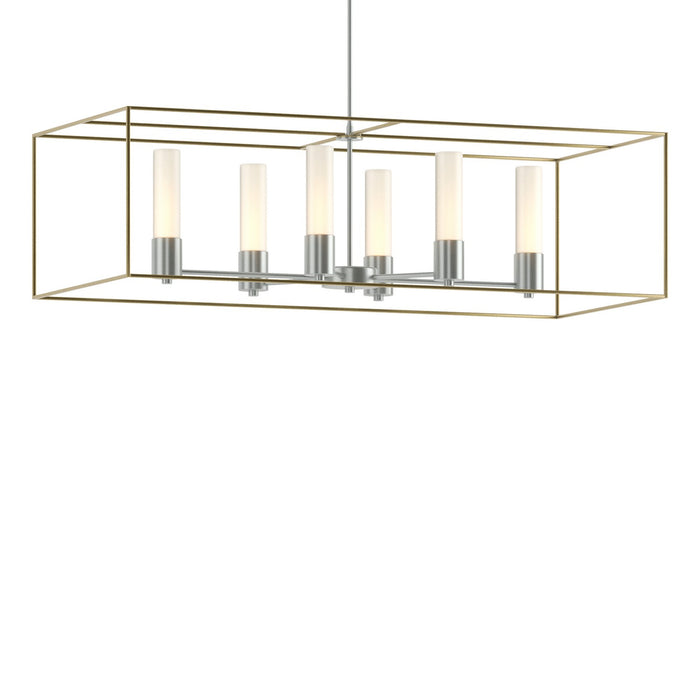 Portico Pendant in Vintage Platinum with Modern Brass Accent - 138940-SKT-MULT-82-86-GG0392 by Hubbardton Forge