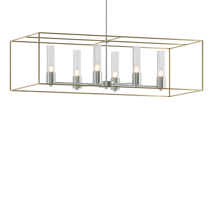 Portico Pendant in Vintage Platinum with Modern Brass Accent - 138940-SKT-MULT-82-86-II0392 by Hubbardton Forge