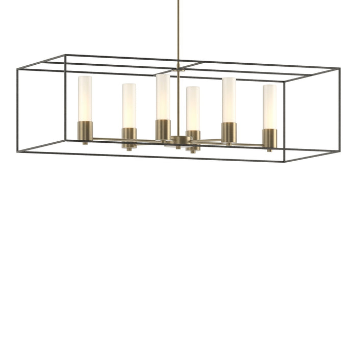 Portico Pendant in Soft Gold with Natural Iron Accent - 138940-SKT-MULT-84-20-GG0392 by Hubbardton Forge