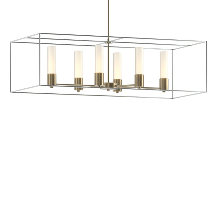 Portico Pendant in Soft Gold with Vintage Platinum Accent - 138940-SKT-MULT-84-82-GG0392 by Hubbardton Forge