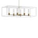 Portico Pendant in Soft Gold with Vintage Platinum Accent - 138940-SKT-MULT-84-82-II0392 by Hubbardton Forge