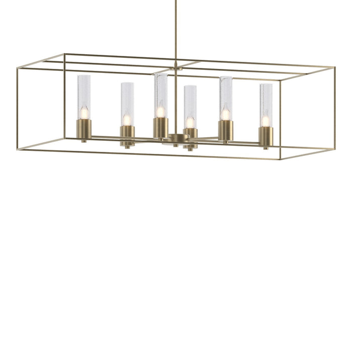 Portico Pendant in Soft Gold with Soft Gold Accent - 138940-SKT-MULT-84-84-II0392 by Hubbardton Forge