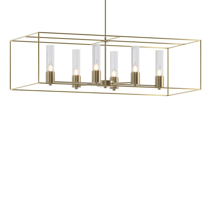 Portico Pendant in Soft Gold with Modern Brass Accent - 138940-SKT-MULT-84-86-II0392 by Hubbardton Forge