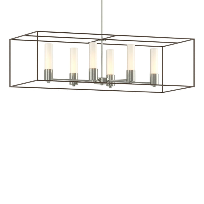 Portico Pendant in Sterling with Bronze Accent - 138940-SKT-MULT-85-05-GG0392 by Hubbardton Forge