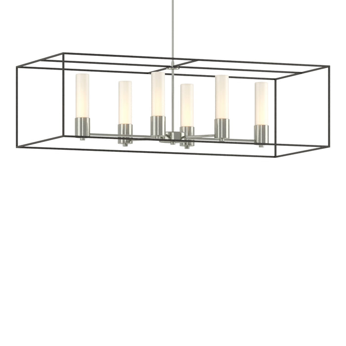 Portico Pendant in Sterling with Natural Iron Accent - 138940-SKT-MULT-85-20-GG0392 by Hubbardton Forge