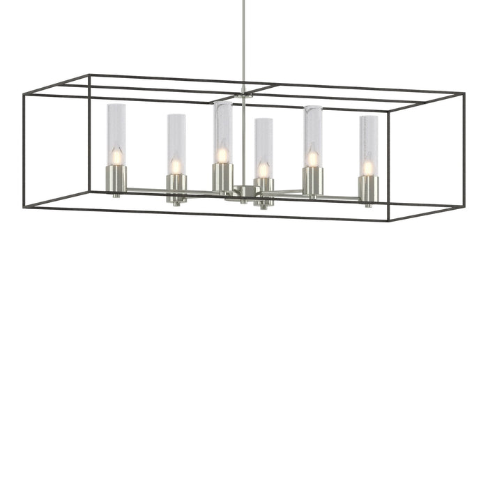 Portico Pendant in Sterling with Natural Iron Accent - 138940-SKT-MULT-85-20-II0392 by Hubbardton Forge