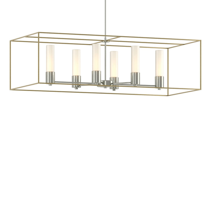 Portico Pendant in Sterling with Modern Brass Accent - 138940-SKT-MULT-85-86-GG0392 by Hubbardton Forge