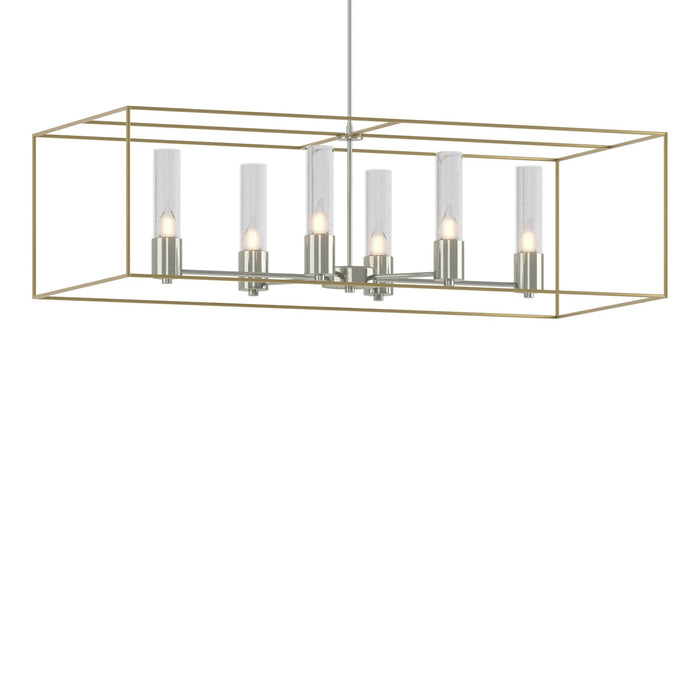 Portico Pendant in Sterling with Modern Brass Accent - 138940-SKT-MULT-85-86-II0392 by Hubbardton Forge